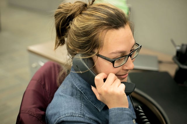 Michelle Paris making a phone call. Michelle Paris making a phone call.