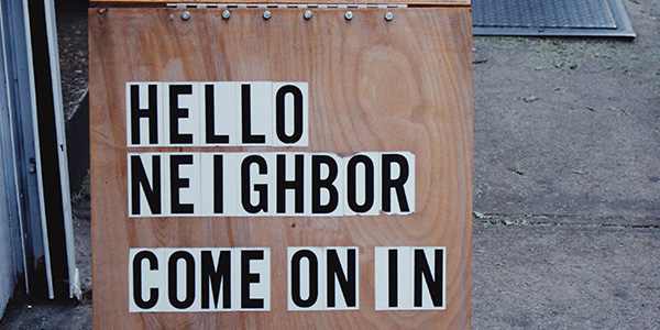 neighbor text image