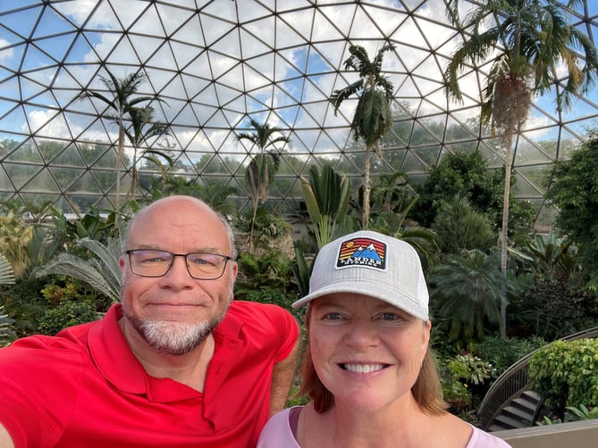 Tim and his wife